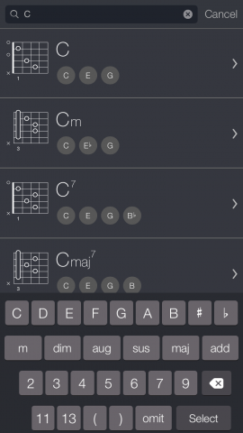 ... nach denen gezielt gesucht werden kann. Auch durch Vorspielen. (Bild: Uberchord)
